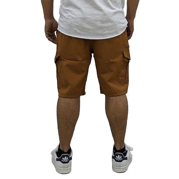 Camel Active Herreshorts Hurtigtørkende Polyester Stretch Cargo Sommer Strandbukser Nutmeg XL