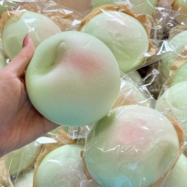 Ost Langsomt Stigende Squishy, Klebrig Brød Squishy Fidget Leker Green