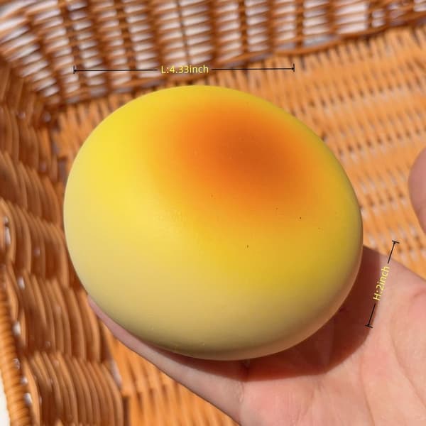 Krembollebrød Squishy - 4\" Sakte Stigende Squishy Leker Fidget Bread Color