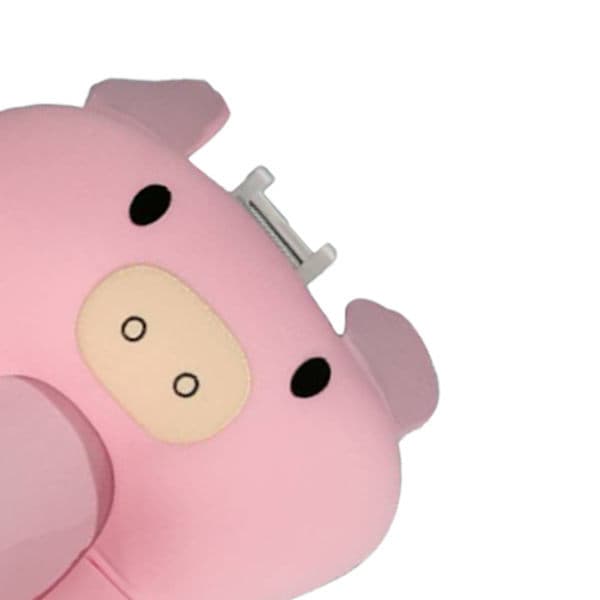 Flytande badmatta för bebisar, justerbart bältesspänne, tecknad form, rosa