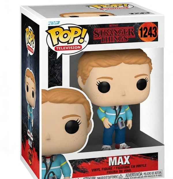 Stranger Things Max Vinylfigur, Samleobjekt Max Figurmodell med vindusboks-emballasje for fans og samlere