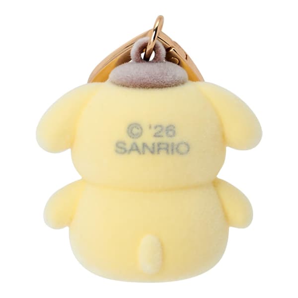 Sanrio 006432 Mini Sanrio Pom Pom Pudding, Mini Maskothållare Pom Pom Plin Mini Charm
