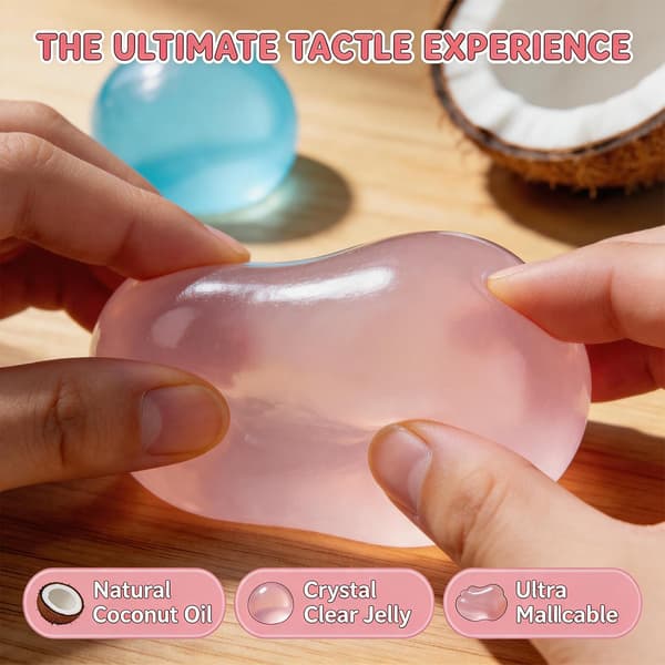 Mochi-paljettipuristuspallo. (2 kpl) 2pcs
