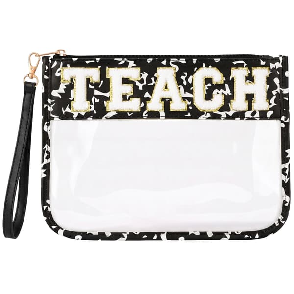 TEACH Chenille Letter Sminkepung, Takknemlighetsgave, Skrivebok Composition Book