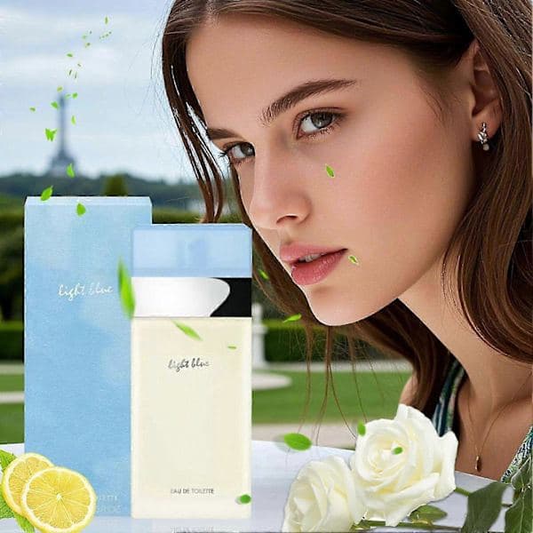 D&G Light Blue Eau de Toilette Spray til kvinder 100 ml, frisk blomster-citrusduft til kvinder