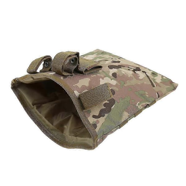 Udendørs foldbar opbevaringstaske, taljebælte drop-pose til vandreture, CP Camo
