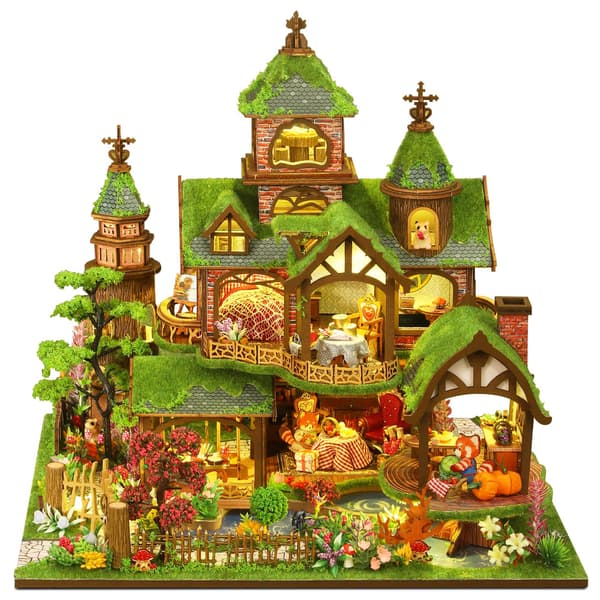 Miniaturehus-sæt, Gør-det-selv Miniature-sæt, Minihus til voksne, Fehus