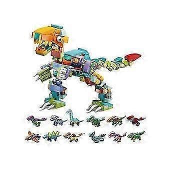 Julekalender Dinosaur Byggeklodser Legetøj Jule Blind Box
