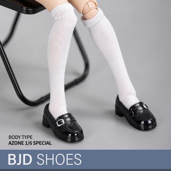 BJD Dukkesko Legetøj Tilbehør Gaver (Kun sko) (Sort) | Modedukker til Blyth, Ob24, Licca, Azone Black