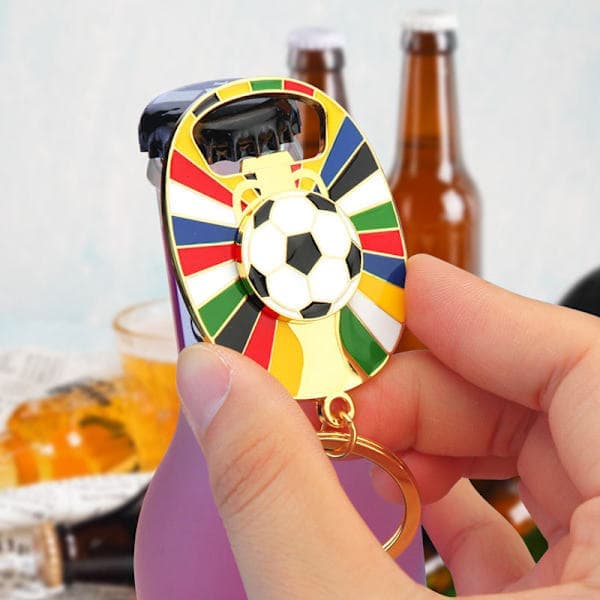 2026 WC Nyckelring Multifunktionell Flasköppnare, Rostfritt Stål, Silver