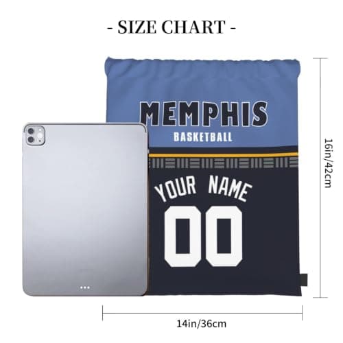 Memphis snøreposer tilpasset ethvert navn ethvert nummer ryggsekkgaver til menn Memphis