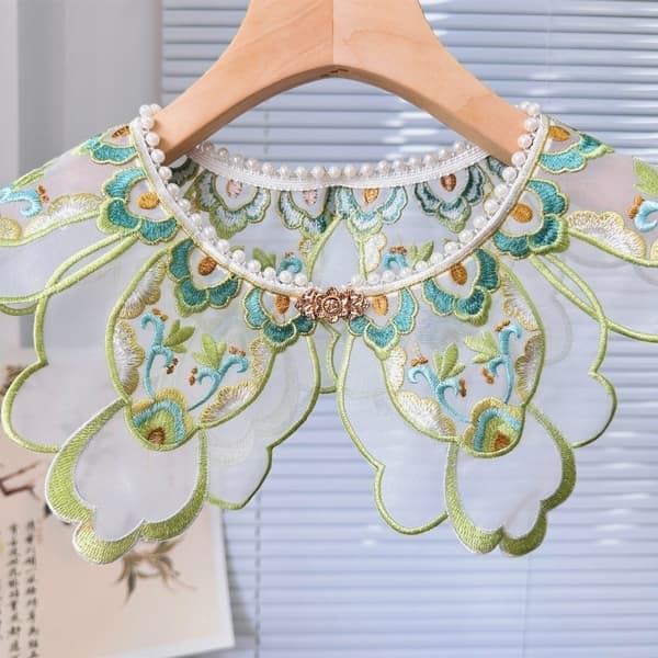 Hanfu Cloud Shoulder Hesteansigt-nederdel krave, B B B