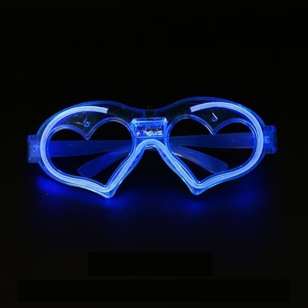 Glow-briller LED-briller, Rød Red Red