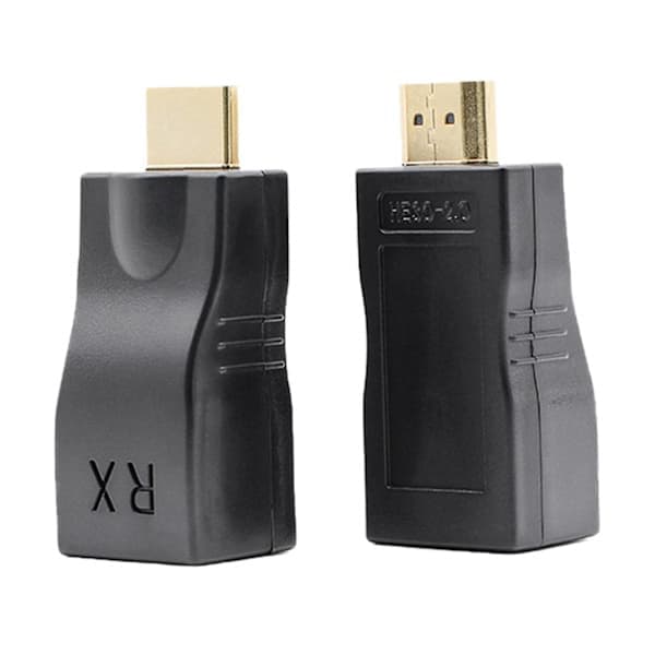 HDMI Extender HDMI til RJ45 via Cat 5e/6 netværks-LAN Ethernet-adapter 4k 1080p Ny