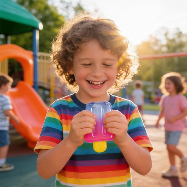 Is Squeeze Squishy, Sommer Sensorisk Stressaflastning Squeeze Squishy, Blødt Sensorisk Fidget Legetøj til Stress- og Angstaflastning, Fødselsdagsgave &
