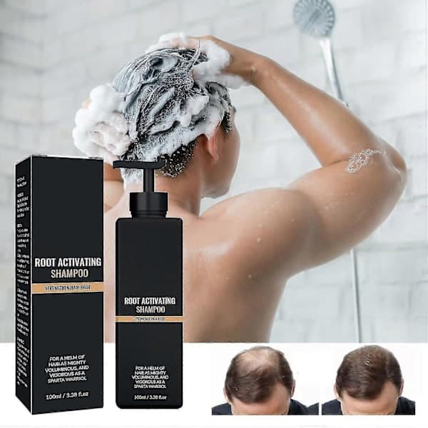 Root Activator Shampoo, Mane Root Activator Shampoo, Schampo Root Activator Främjar hårväxt för män hårförtjockningsschampo - sju 1 st. 1pcs
