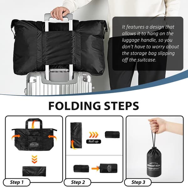 Veki Stor Resväska, Lättvikts Handbagage, Svart, L Black L