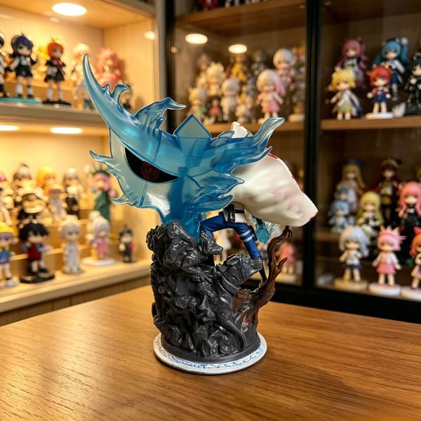 Naruto Kakashi 6. Hokage Figur Anime Model Skrivebordssamling