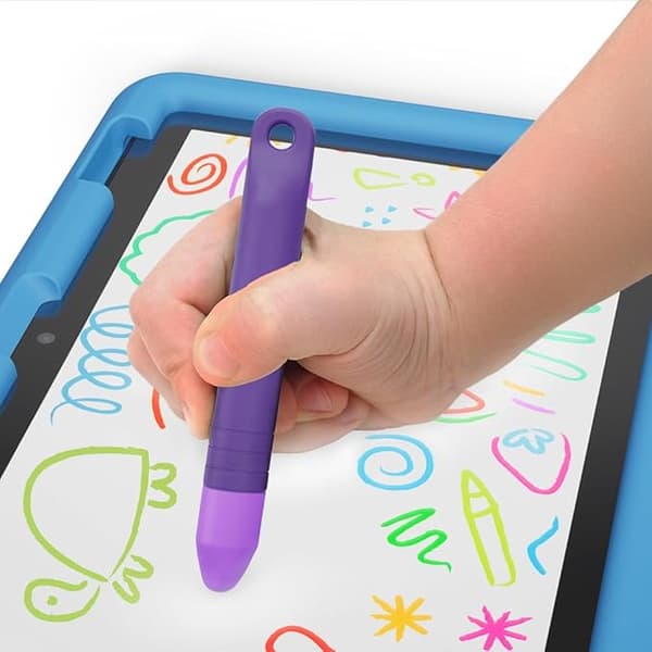 Amazon Børnevenlig Tablet Pen med Snor, 2-delt Sæt purple