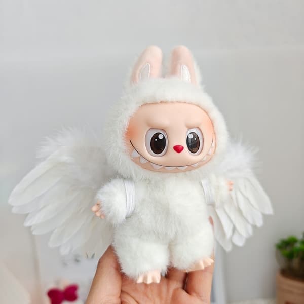 Klær til vinylfigur, førsteklasses vinylfigurklær med tilbehør, hvit white