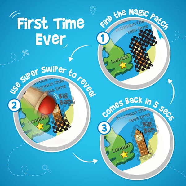 Imagimake Mapology World Flash Cards för barn 8+ år World Flashcards