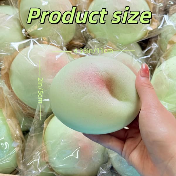 Ost Langsomt Stigende Squishy, Klebrig Brød Squishy Fidget Leker Green