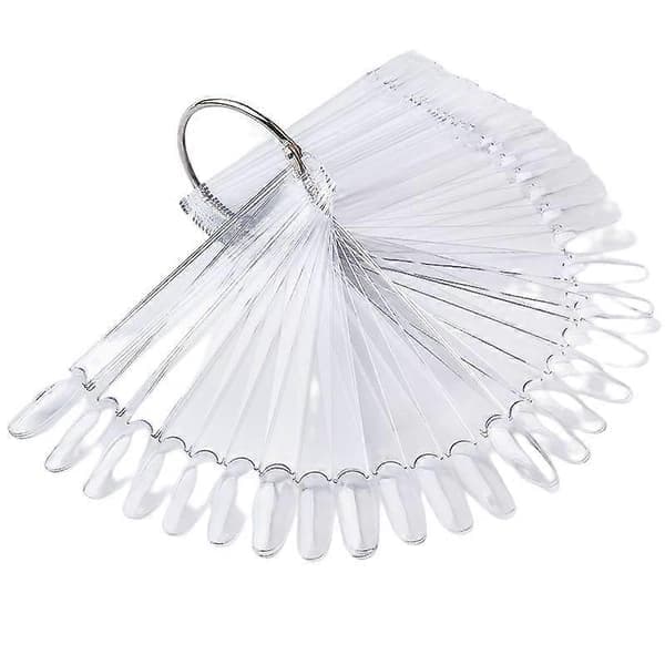 Display Tips / Display for neglelakkprøver 50 Tips Transparent