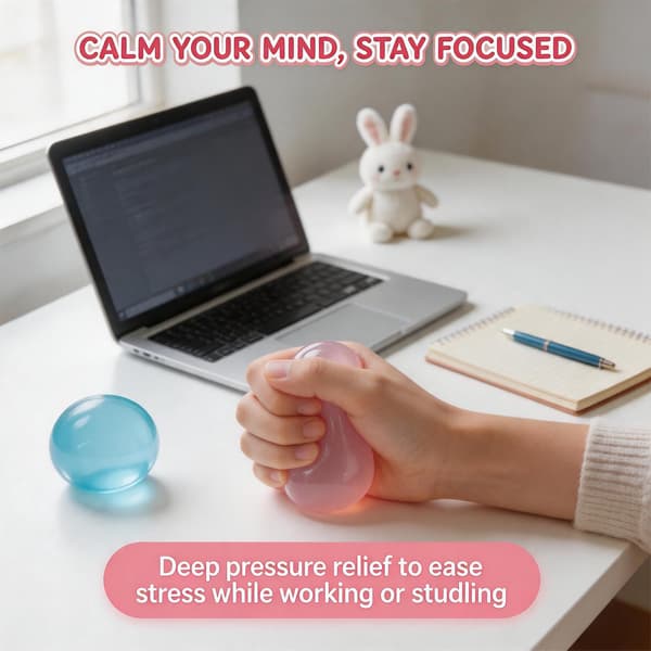 Mochi Paljetter Squishy Stressboll. (2st) 2pcs