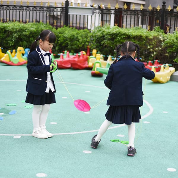 Zòom Båll Spel - Strand Förälder-Barn Interaktiv Handdragen Boll pink