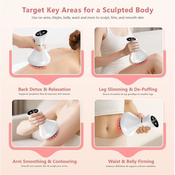 Lymfedrænage Massager - Dybdegående Massage til Krop & Cellulite