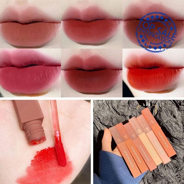 Fløjl Læbestift Lip Gloss Langvarig Læbeglans Fløjl Mat Læbestift Fuld Blød Let J9y0 H06# one-size H06# one-size