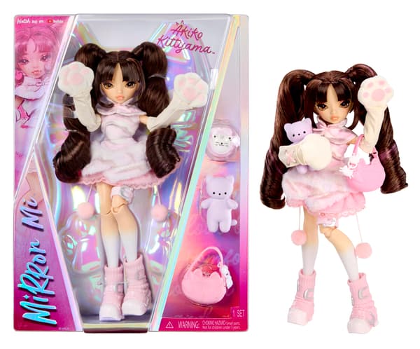 Akiko Kittyama motedukke med tilbehør, Cozy Emotion Fantasy Doll