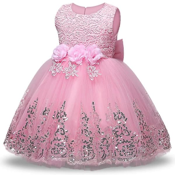 Födelsedagsfest - Balklänning, Tyll Prinsessklänning Bean powder 3T