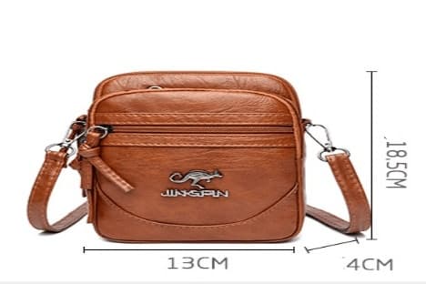 Crossbody taske enkel skuldertaske, sort black