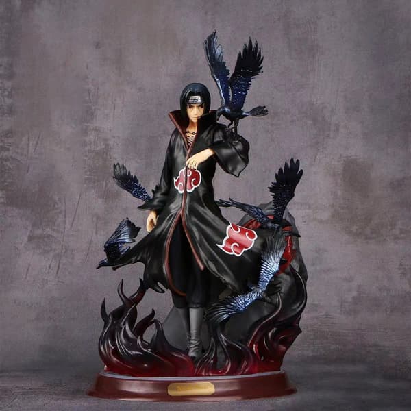 Naruto Itachi Uchiha Krage Tohovedet Figur Anime Statue Model Gave