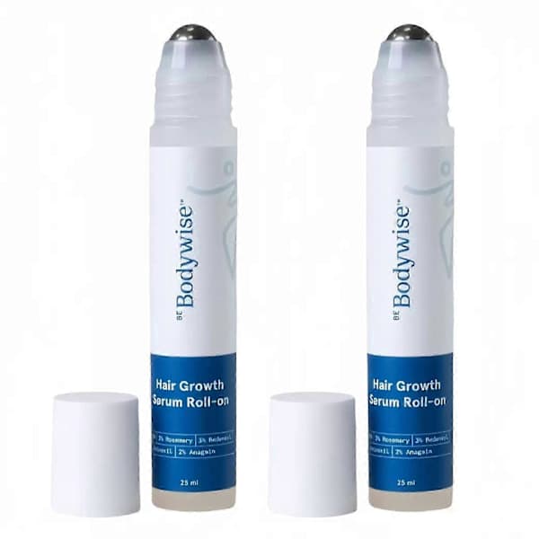 Be Bodywise hiustenkasvuseerumi Roll On - 3% Rosmariini, 3% Redensyl 2% - (25ml) 1/2/3:a 2kpl 2pcs