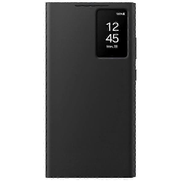 Galaxy S22 Ultra S-View Flipfodral med Smart Skärm, Pekkontroll, Slimmat Skyddsfodral