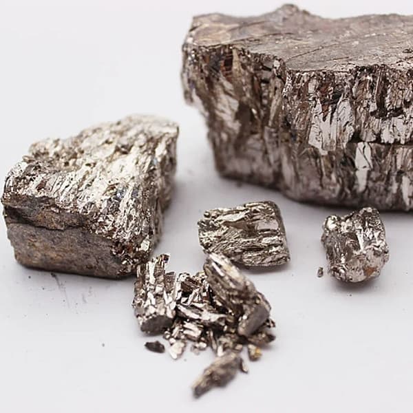 Bismuth Ingot Klump 100g Bismuth Metal 99,99% Ren Krystal 100g