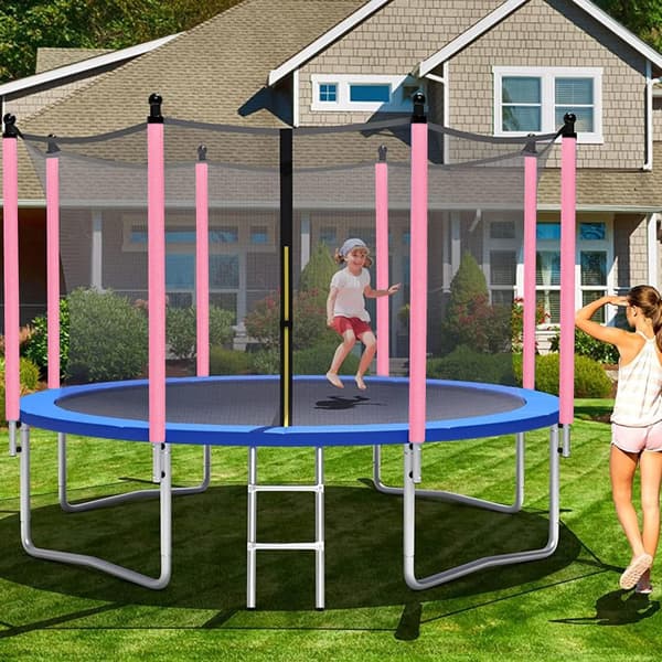 Trampoline Skumstanghylser 15,7 tommer 12 stk Universell Vanntett Pink