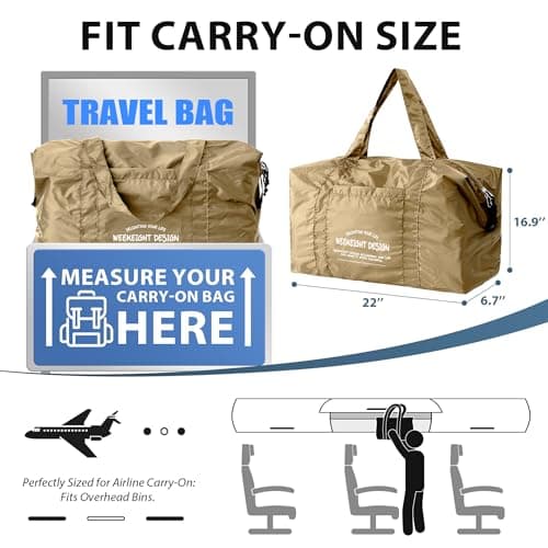 Veki Stor Resväska, Lättvikts Handbagage, Khaki, L Khaki L
