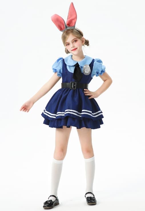 Kaninkostume til børn påskehare-outfit med ørehårbånd, størrelse 100 cm 100cm