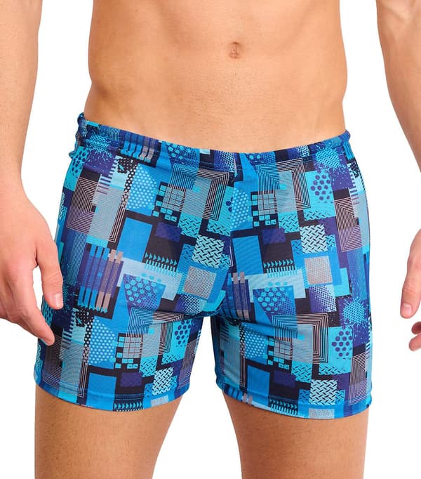 Kiniki Ultramarine Tan Through Badshorts för män (5:e generationen) M