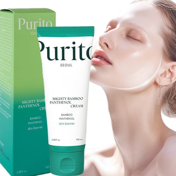 Gränsöverskridande Purito Ansiktskräm Bambuextrakt Panthenol Ansiktskräm Lugnande Återfuktande Barriär Centella Centella 100ml 100 ml