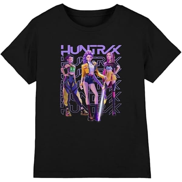 K - Pop Demon Hunters T - Shirt Sort 140cm black 140cm