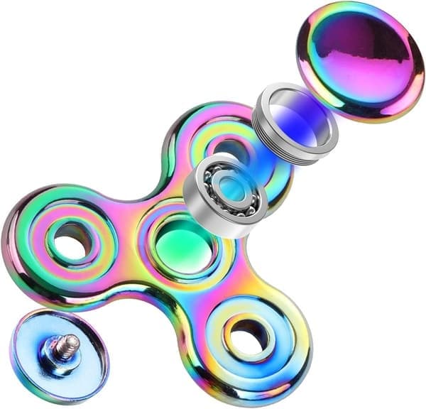 Fidget Spinner Leksak EDC Hand Spinner Metall Rostfritt Stål