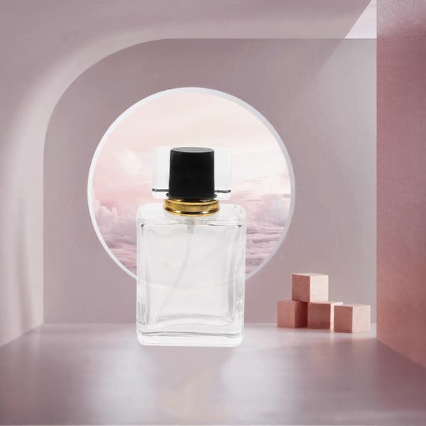 Genopfyldelig parfumeflaske i glas med spray til parfume 50ml