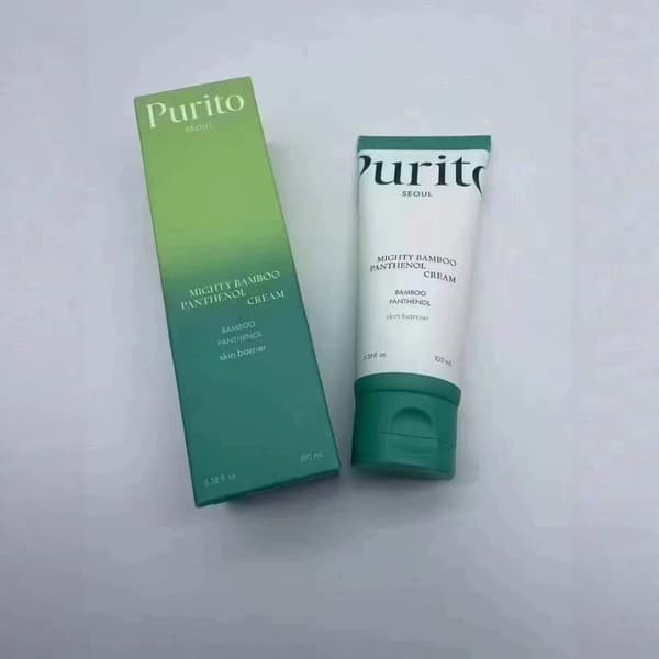 Gränsöverskridande Purito Ansiktskräm Bambuextrakt Panthenol Ansiktskräm Lugnande Återfuktande Barriär Centella Centella 100ml 100 ml