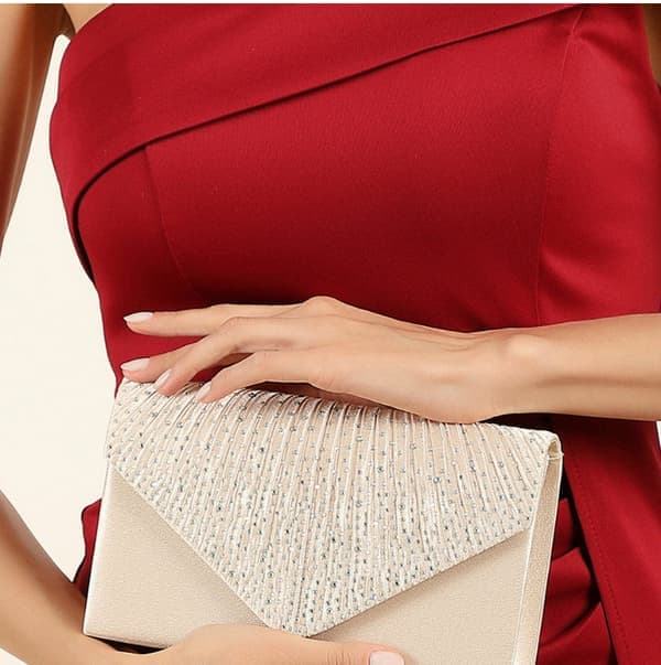 Clutchtaske og håndtasker Fest Clutchtaske Crossbody-tasker Sølv Sølv silver
