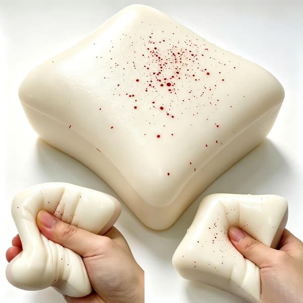 Nkde vitt rostat bröd långsamt stigande dumpling squishy smör klämleksak White Bread Butter Squishy -1pcs