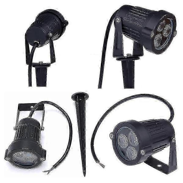 Udendørs Spotlight LED 4-pak IP65 Havelamper til Gårdbelysning